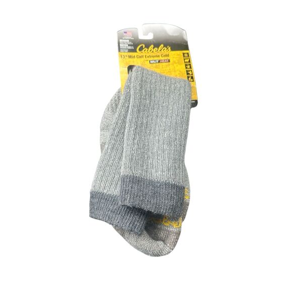 NEW IN PACKAGE NWT Cabela’s size medium wool 13” mid calf Extreme cold with NILI - Picture 1 of 4